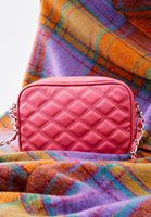 Women Pink Quilted Shoulder Bag