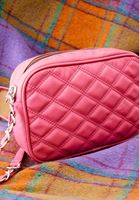 Women Pink Quilted Shoulder Bag