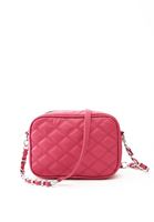 Women Pink Quilted Shoulder Bag