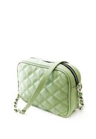 Women Green Quilted Shoulder Bag