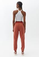 Women Orange Soft touch jogger pants