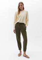 Women Green Soft touch jogger pants