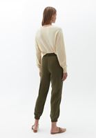 Women Green Soft touch jogger pants