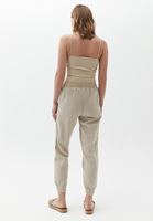 Women Beige Soft touch jogger pants