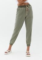 Women Green Soft touch jogger pants