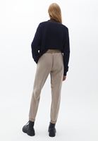 Women Beige Soft touch jogger pants