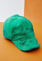 Women Green Plushy Hat