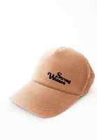 Bayan Bej Sloganlı Cap