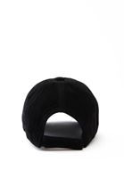 Women Black Suede Cap
