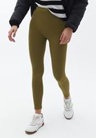 Women Green Ultra High Rise Seamless Leggings