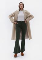 Women Green Ultra High Waisted Flared Pants