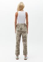 Women Grey High Rise Tie Dye Wash Pants