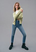 Women Blue Ultra High Rise Denim Pants