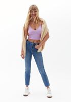 Women Blue Ultra High Rise Denim Pants