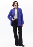 Women Blue Oversize Blazer