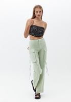 Bayan Çok Renkli Askısız Crop Bralet