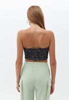 Bayan Çok Renkli Askısız Crop Bralet