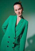 Women Green Blazer 