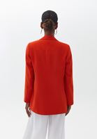 Women Orange Classic Blazer