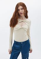 Cut-Out Detaylı Bodysuit