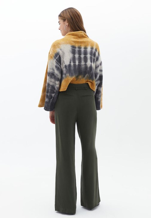 Oversize Bluz ve Pantolon Kombini