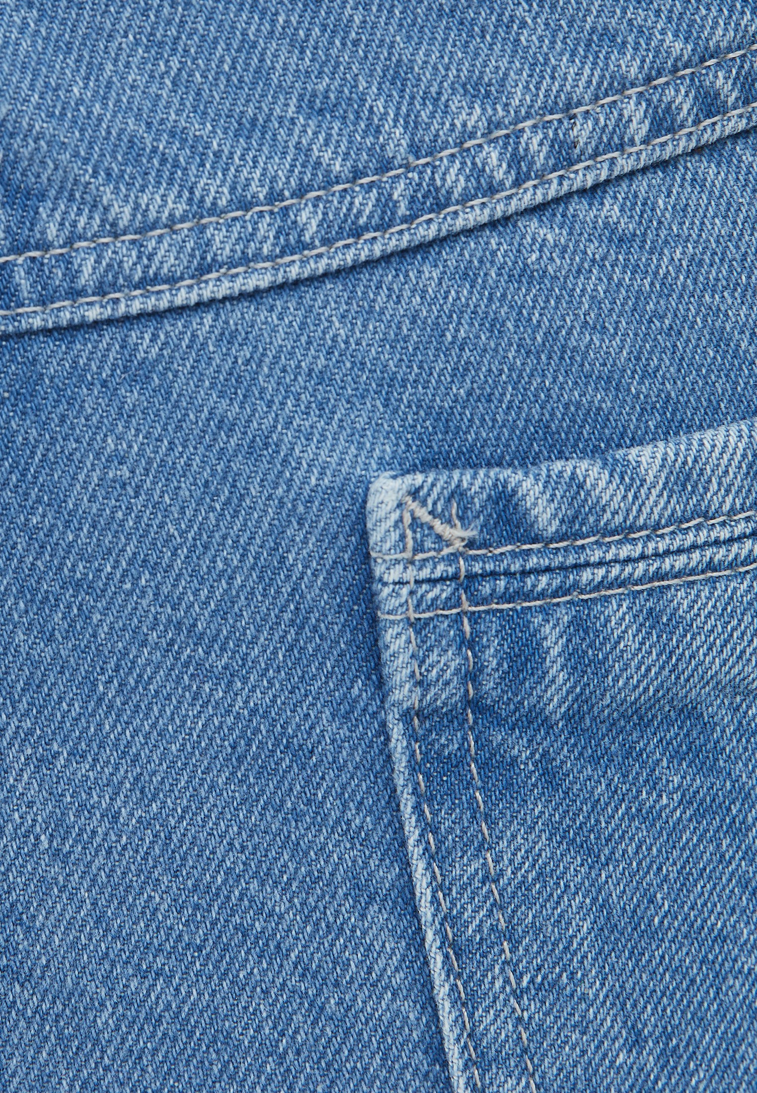 Blue Ultra High Rise Straight Fit Denim Pants Online