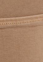 Women Beige Skinny Pants with Push up Effect