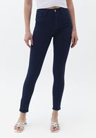 Women Navy Skinny Pants with Push up Effect