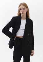 Women Black Boyfriend Blazer