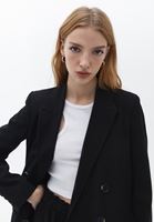 Women Black Boyfriend Blazer