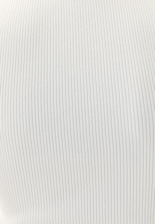 Yüksek Yaka Triko Atlet ve Wide-Leg Pantolon Kombini