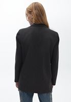 Bayan Kahverengi Boyfriend Blazer Ceket