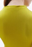 Women Yellow Singlet with Cutout Detail