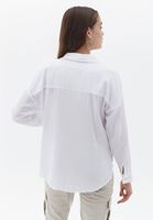 Women White Cotton Oversize Shirt