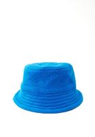 Women Blue Wool Blended Bucket Hat