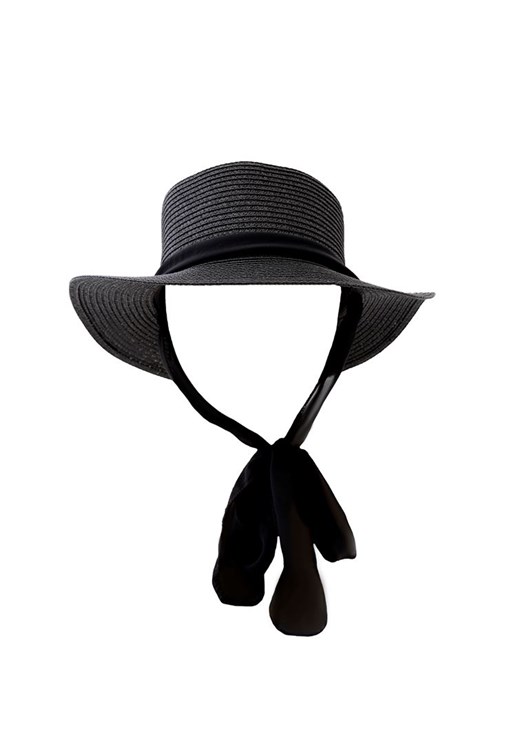 straw tie hat