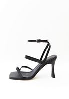Women Black Band Detailed Heeled Shoe