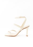 Women Beige Band Detailed Heeled Shoe