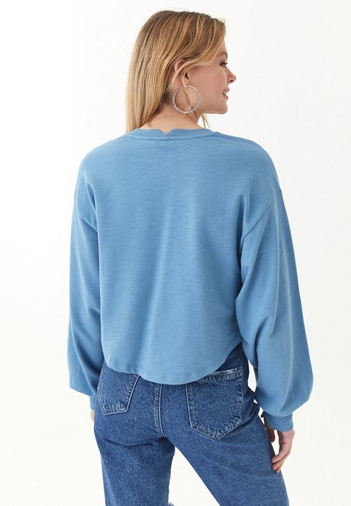 Sweatshirt ve Mom Jean Pantolon Kombini