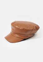 Women Brown Basic Hat