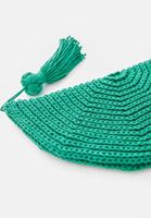 Women Green Macrame Clutch