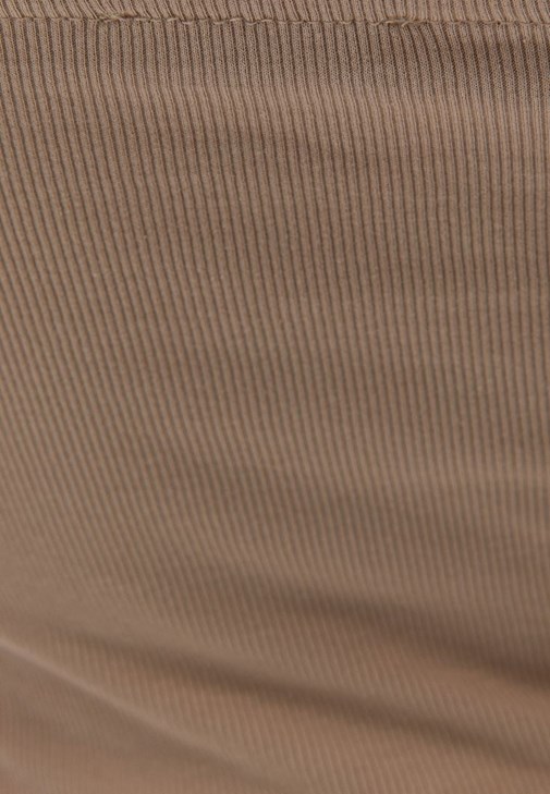 Kare Yaka Atlet ve Wide-Leg Pantolon Kombini
