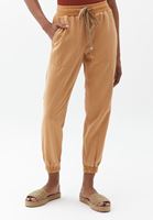 Women Beige Soft touch jogger pants