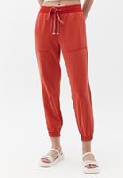 Women Orange Soft touch jogger pants