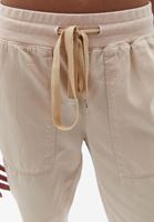 Women Beige Soft touch jogger pants