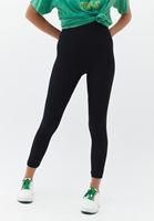 Women Black Ultra High Rise Seamless Leggings