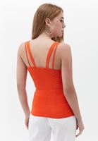 V Yaka Atlet ve Wide-Leg Pantolon Kombini