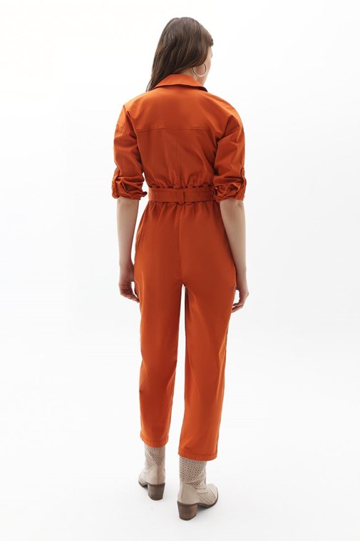 プリーツキャミソールorange♢SeaRoomlynn Womens TreeLinen Apron Front Jumpsuit | TENCEL™ Lyocell