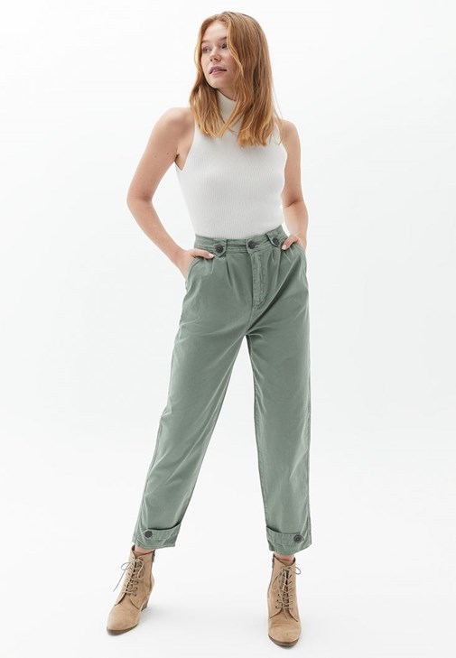  Ultra High Rise Pleated Pants 