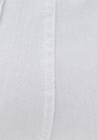 Bayan Beyaz Pamuklu Straight-Fit Pantolon